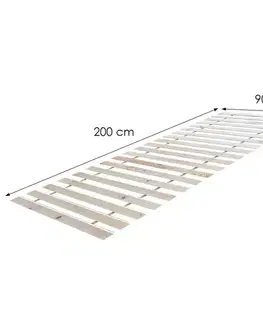 Rošty do postelí Rošt drevený 90x200 21 latiek