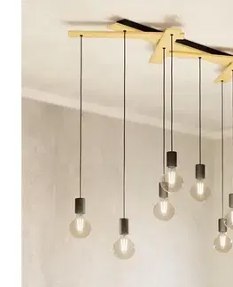 Svietidlá Eglo 43641 - Luster na lanku MONMOUNT 9xE27/40W/230V 43641