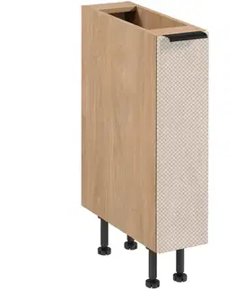 Kuchynské skrinky Korpus Luxeo K04-D20C dub puccini