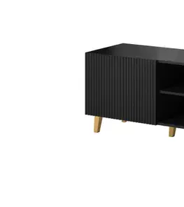 TV stolíky CAMA MEBLE Pafos 150 2D2K tv stolík čierna