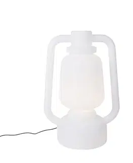 Vonkajšie stojanové svietidlá Inteligentná stojaca lampa biela 110 cm vrátane Wifi G95 - Storm Extra Large