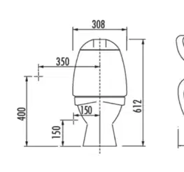 Záchody SAPHO - KID detské WC kombi vr.nádržky, spodný odpad, farebná potlač CK301.400.0F