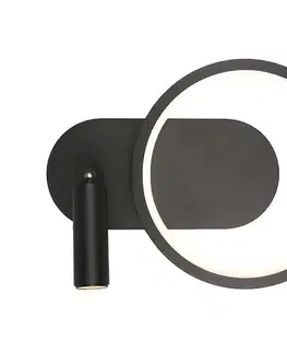 Svietidlá  LED Nástenné svietidlo LED/14W/230V 3000K čierna 14981