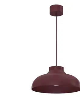Svietidlá  Luster na lanku BASCA 1xE27/15W/230V bordový 8488A