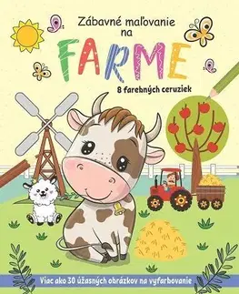 Nalepovačky, vystrihovačky, skladačky Zábavné maľovanie na farme