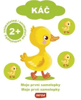 Nalepovačky, vystrihovačky, skladačky Moje první samolepky / Moje prvé samolepky - Káč (CZ/SK vydanie)