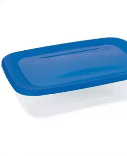 Dekorácie a bytové doplnky Obdĺžniková nádoba na potraviny. Fresh&Go 182289 modrá