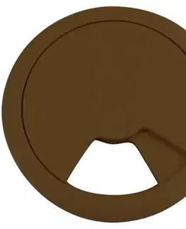 Príslušenstvo k nábytku Priechodka na káble hnedá