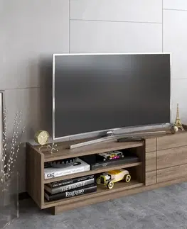 TV stolíky TV stolík Valantina - Walnut