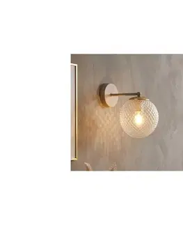 Svietidlá BRILAGI - Nástenné svietidlo STELLA 1xE27/60W/230V béžové/zlaté 85-005B