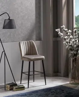 Barové stoličky Bar Stool Set (4 Pieces) Vento - Cappuccino