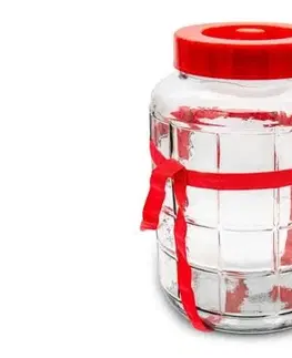Dózy na potraviny Kinekus Demižón - pohár 18l sklo