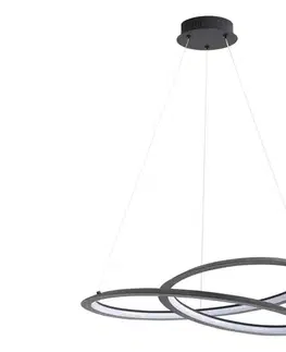 Svietidlá  LED Luster na lanku TANGO LED/44W/230V 4000K pr. 60 cm čierna 331106