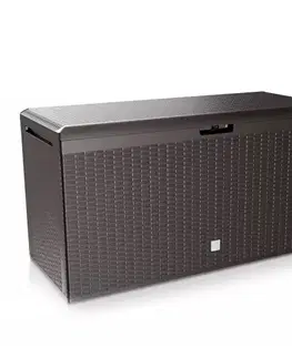 Záhradné úložné boxy NABBI MBRP290 záhradná truhlica 290 l hnedá