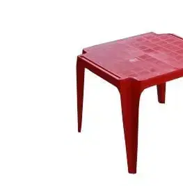 Detské stoly a stoličky Kinekus Stôl plastový BABY, červený, 56x52x44cm