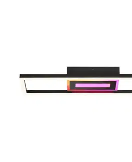 Svietidlá Brilliant-LED RGBW stmievateľné stropné svietidlo BESSON LED/20W/230V 3000-6500K čierne+ DO G81175/06