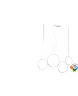Svietidlá Redo 01-3382 - LED Stmievateľný luster na lanku ATHENA LED/40W/230V CRI98 biela 01-3382