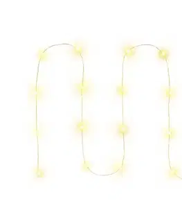 Vianočné dekorácie  - LED reťaz 20xLED/2xAA 2,3m teplá biela 50002911