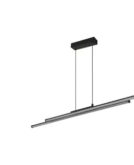 Svietidlá Globo 67342-24H - LED Luster na lanku KIRINA LED/24W/230V 3000K čierna 67342-24H