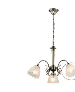 Lampy Globo - Náhradné sklo pre luster TIALDA E14, priemer 13,5 cm 69013G