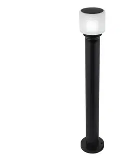 Záhradné lampy  Vonkajšia lampa MADRID 1xE27/12W/230V 80 cm IP44 čierna 331564