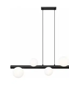 Svietidlá Zuma Line P0574-05N-P7AA - Závesný luster na lane FORES 5xG9/33W/230V čierny P0574-05N-P7AA