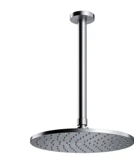 Kúpeľňové batérie OMNIRES - SLIMLINE dažďová hlavica so stropným ramenom, nikel brúsený WSSET1NI