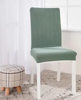 Doplnky do spálne 4Home Napínací poťah na stoličku Magic clean zelená, 45 - 50 cm, súprava 2 ks