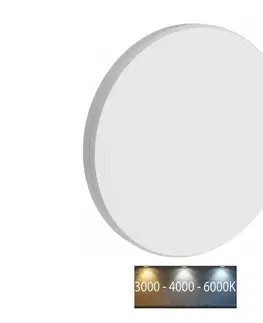 Svietidlá  LED Vonkajšie nástenné svietidlo PIATTA LED/18W/230V 3000/4000/6000K IP44 biela 003043CCT_PW