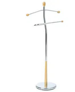 Regály a poličky Nemý sluha 82646 NAT chróm/dub, 118 cm