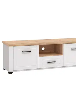 Všetky produkty TV stolík Valencia Artisan/Biela 11011385