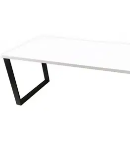 Kancelárske stoly Písací Stôl Top Loft Biely 160x80x3,6 Model 0