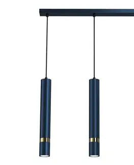 Svietidlá BRILAGI - Luster na lanku POKER 3xGU10/25W/230V modrá 5902693723493