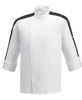 Pánske košele EGOCHEF Kuchársky rondon EGOchef Ribbon - Extra Dry  M