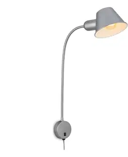 Svietidlá Briloner 2089-014 - Flexibilná nástenná lampa BRELLO 1xE27/10W/230V matný chróm 2089-014