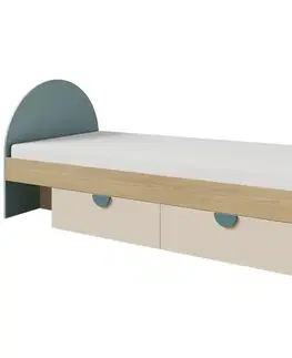 Postele pre chlapcov Posteľ Lexi 13l/P Cremona/Macadamia/Námorná