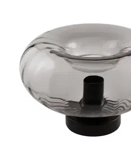Lampy Osram - Stolová lampa DECOR SMOKE 1xE27/12W/230V čierna/dymovošedá 4058075850040