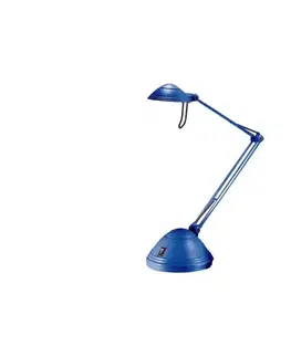Lampy  light Stolová lampa ELA 1xGY6,35/50W/230V/12V modrá 3032MD