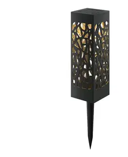 LED osvetlenie  B.V.  - LED Solárna lampa LED/0,006W/1,2V 28,5cm čierna 2700K IP44 B10201NX6