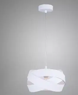 Moderné lampy do obývačky Luster Tornado 5013Z H01 Biela LW1