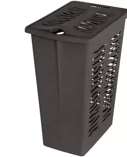 Kúpeľňové doplnky Koš na bielizeň Zebra 30l 1401 antracit