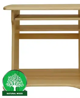 Písacie stoly PC stôl 80 borovica