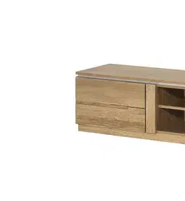 TV stolíky MONASTERY 2-dverový TV stolík z masívu 25