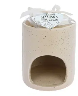 Svietniky Bohemia Gifts Arómalampa s vonnými voskami - Pro maminku