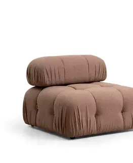 Kreslá Kreslo / Jednomiestna pohovka Bubble O1 - Brown Bouclette