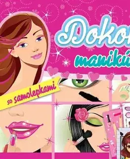 Nalepovačky, vystrihovačky, skladačky Dokonči manikúru - Módne dievčatá