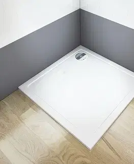 Sprchovacie kúty H K - Sprchovací kút štvorcový, SIMPLE 90x90 cm L / P variant, rohový vstup vrátane sprchovej vaničky z liateho mramoru SE-SIMPLE9090 / THOR-90sq