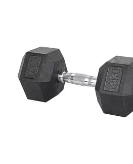 Činky Šesťhranná činka inSPORTline Hexsteel 18 kg