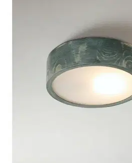 Svietidlá BRILAGI - Stropné svietidlo PINO 1xE27/15W/230V borovica/zelená pr. 27,5 cm LD-PD-6.1