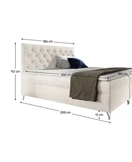 Boxspring Boxspringová posteľ GUINEVRA 3 Tempo Kondela